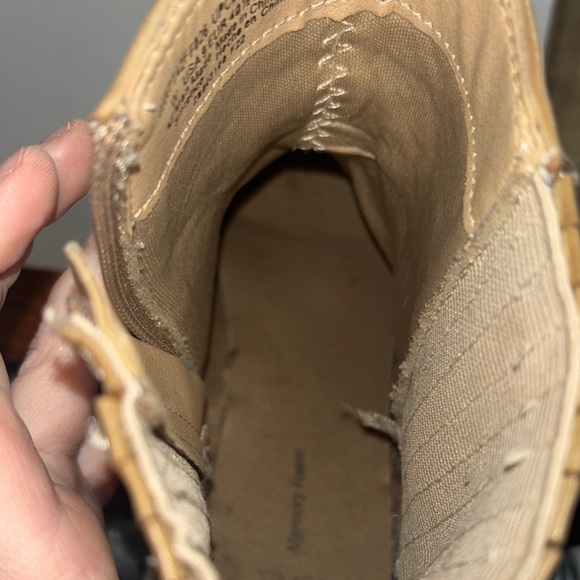 Time and Tru Tan zip Combat Moto women’s Boots with Chunky Sole - Picture 6 of 7